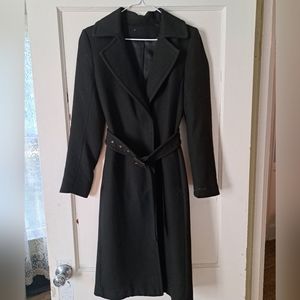 Warm, elegant black winter coat
